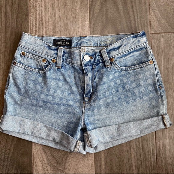 J. Crew Indigo Denim  Women’s Shorts Size 25 - Picture 1 of 11